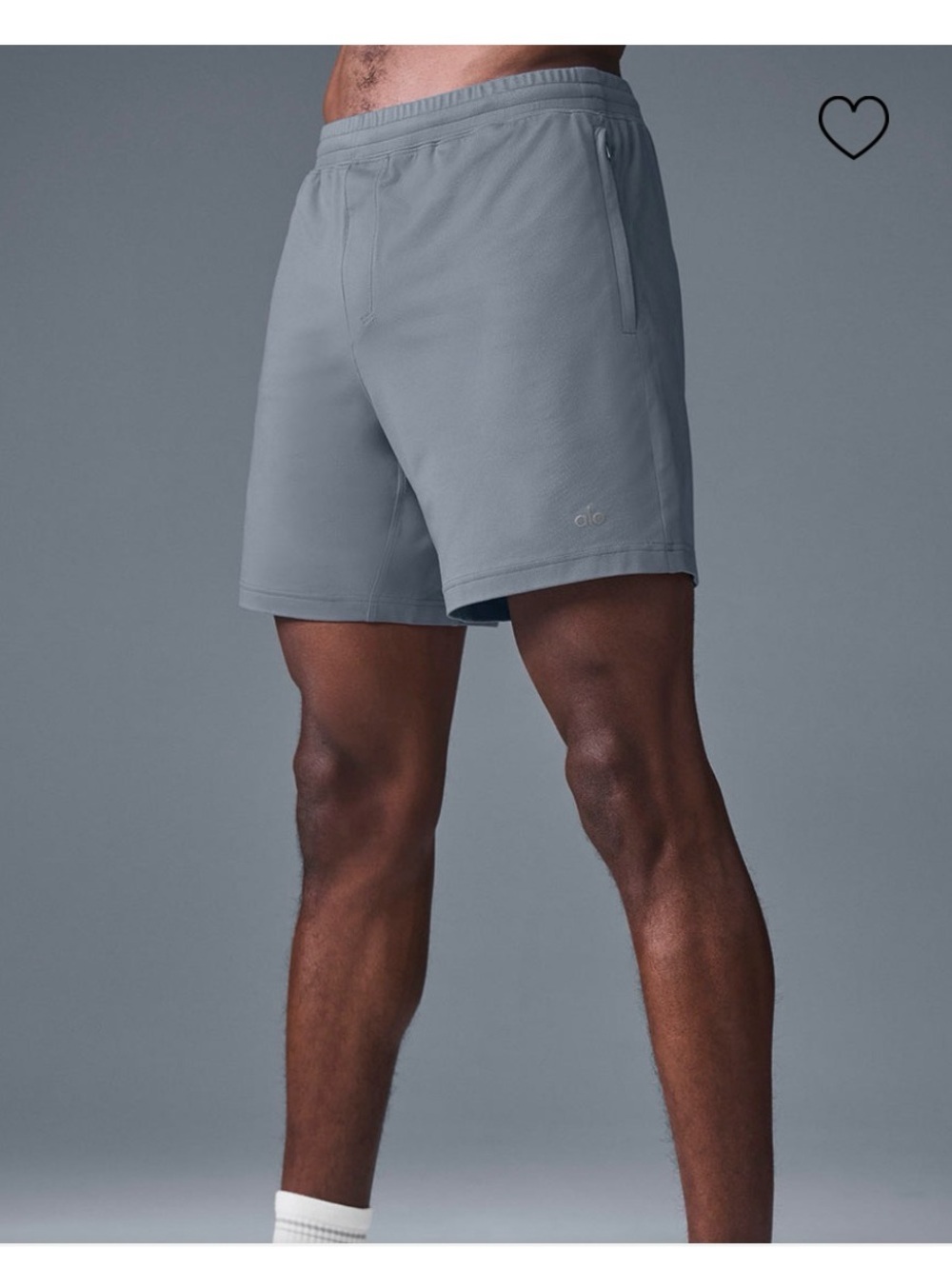 ALO Yoga Men’s Grey Conquer React Performance Shorts